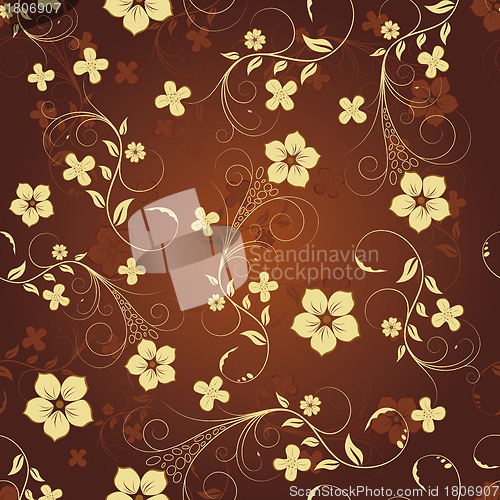 Image of seamless floral pattern