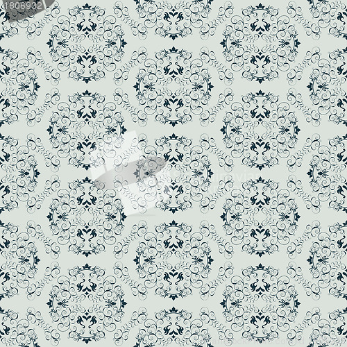 Image of seamless damask pattern