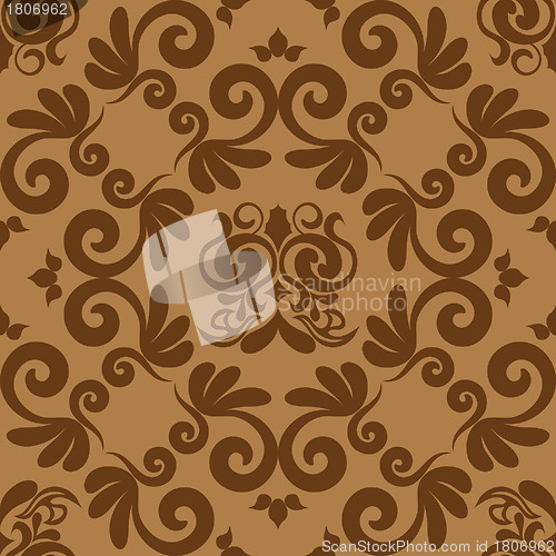 Image of seamless damask pattern