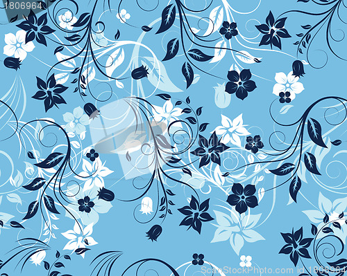 Image of seamless floral pattern
