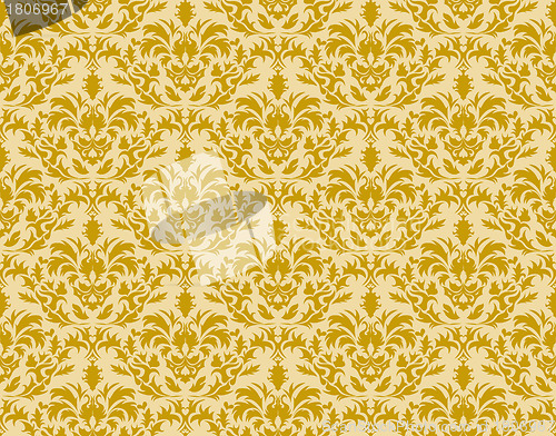 Image of seamless damask pattern