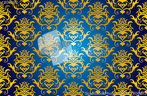 Image of seamless damask pattern