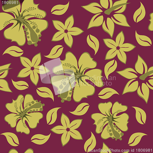 Image of seamless floral pattern