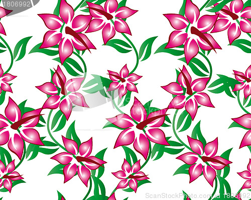 Image of seamless floral pattern