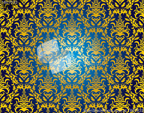 Image of seamless damask pattern