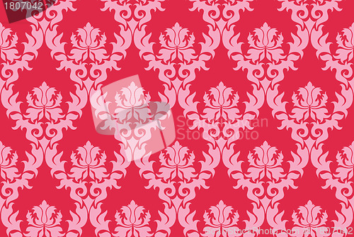 Image of seamless damask pattern