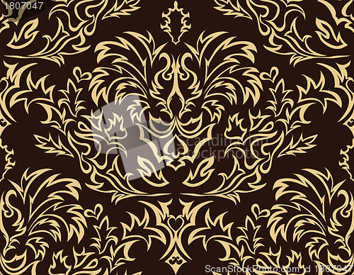 Image of seamless damask pattern