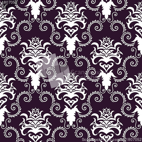 Image of seamless damask pattern