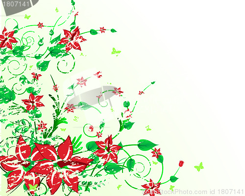 Image of floral background