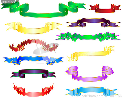 Image of multicolor ribbons