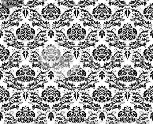 Image of seamless damask pattern