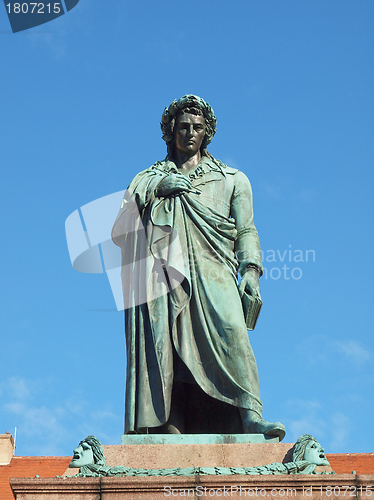 Image of Schiller statue, Stuttgart