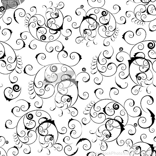 Image of seamless floral pattern