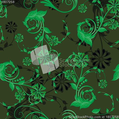 Image of seamless floral pattern