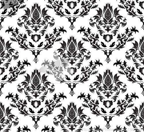 Image of seamless damask pattern