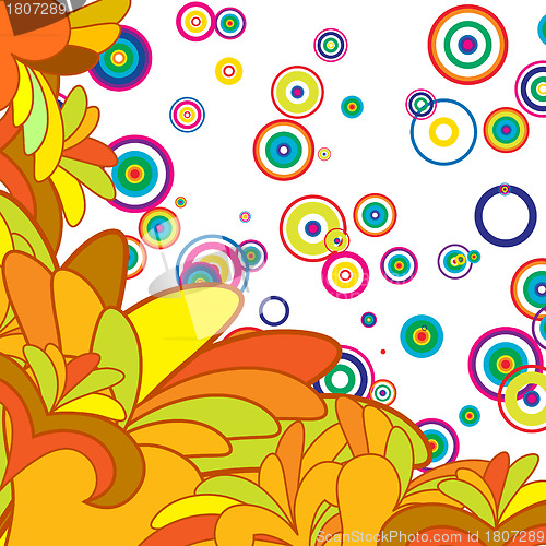 Image of multicolor abstract background