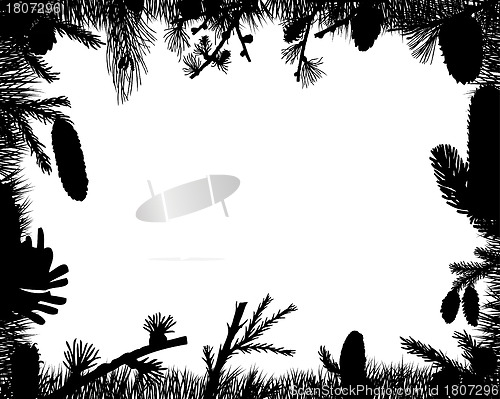 Image of floral frame