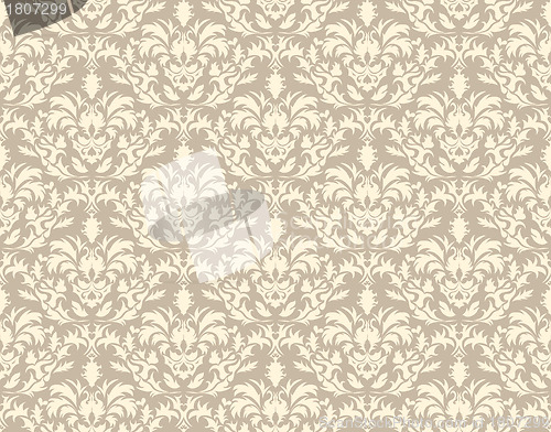 Image of seamless damask pattern