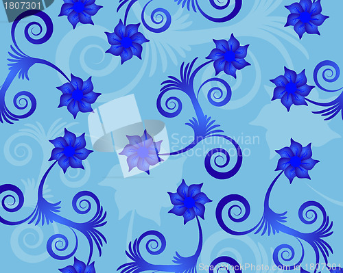 Image of seamless floral pattern