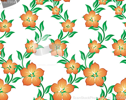 Image of seamless floral pattern