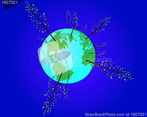 Image of ecological globe