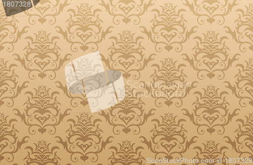 Image of seamless damask pattern