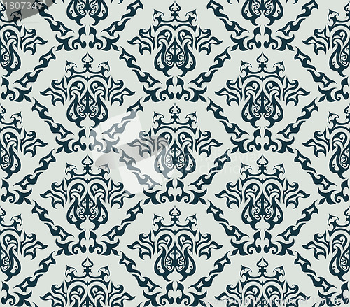 Image of seamless damask pattern