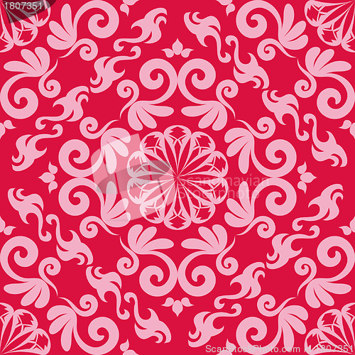 Image of seamless damask pattern