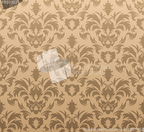 Image of seamless damask pattern