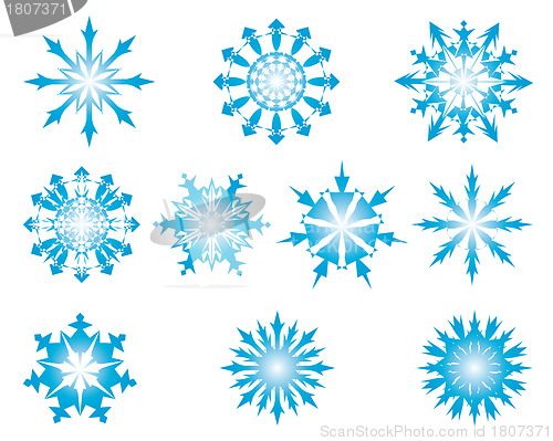 Image of snowflakes