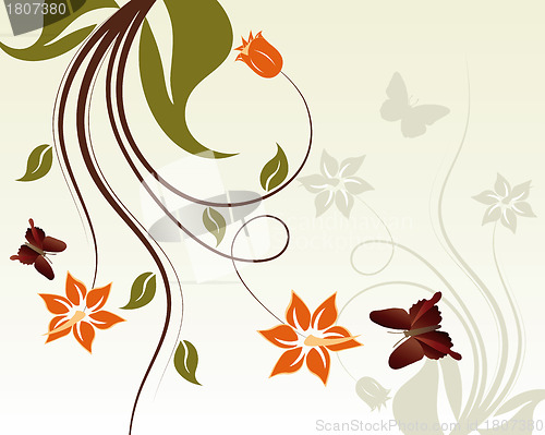 Image of floral background