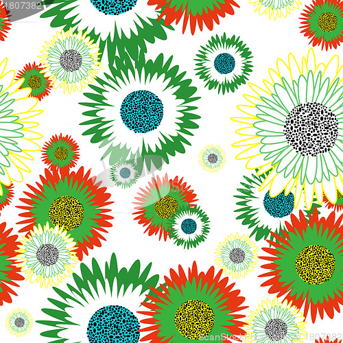 Image of seamless floral pattern