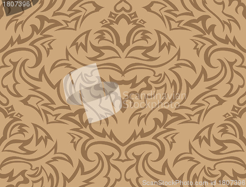 Image of seamless damask pattern