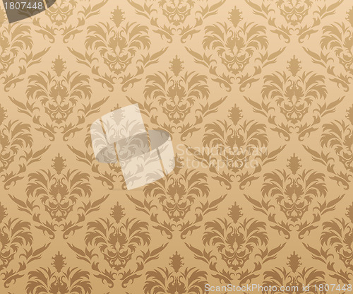 Image of seamless damask pattern