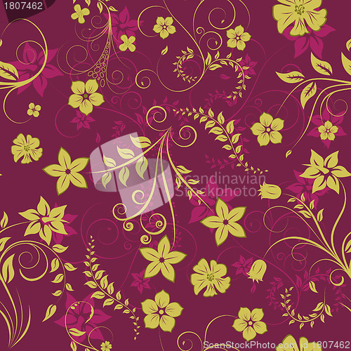 Image of seamless floral pattern