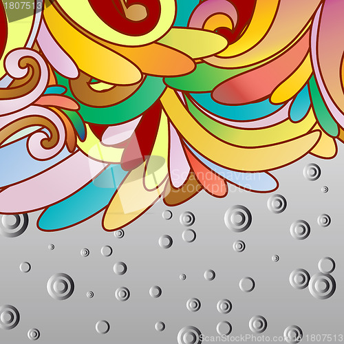 Image of multicolor abstract background