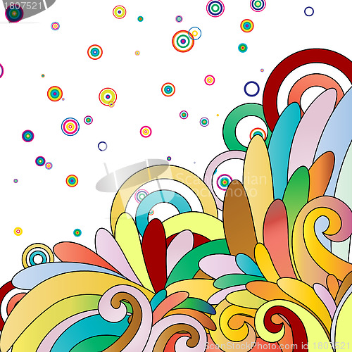 Image of multicolor abstract background