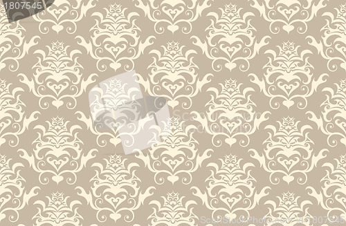 Image of seamless damask pattern