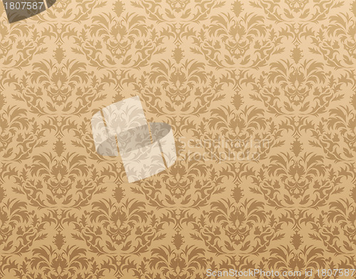 Image of seamless damask pattern