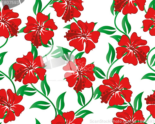 Image of seamless floral pattern