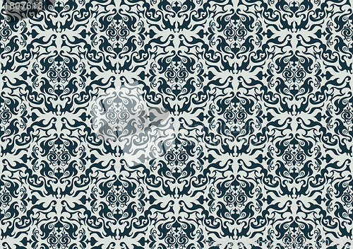 Image of seamless damask pattern