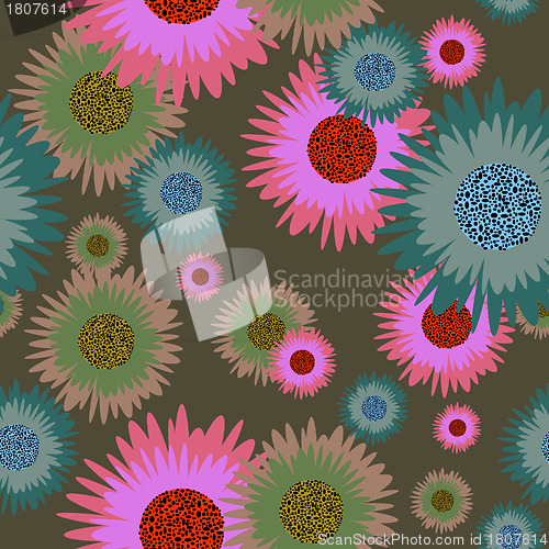 Image of seamless floral pattern