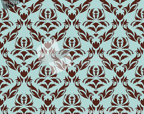Image of seamless damask pattern