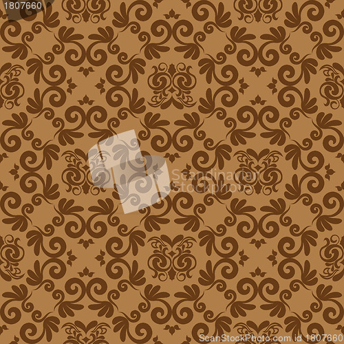 Image of seamless damask pattern