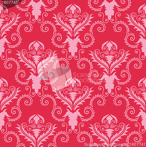 Image of seamless damask pattern