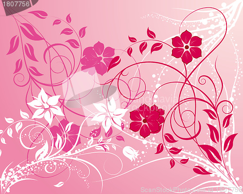 Image of floral background