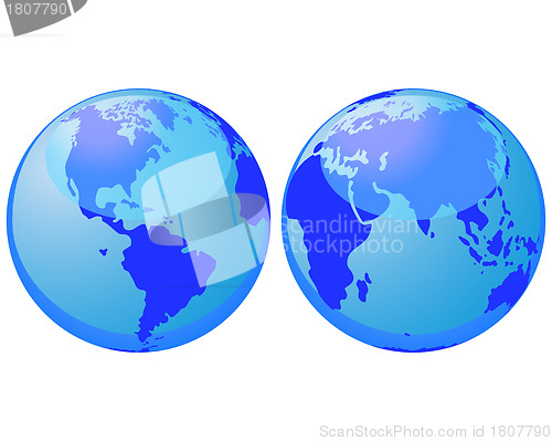 Image of world globes