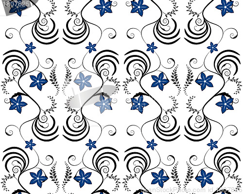 Image of seamless floral pattern