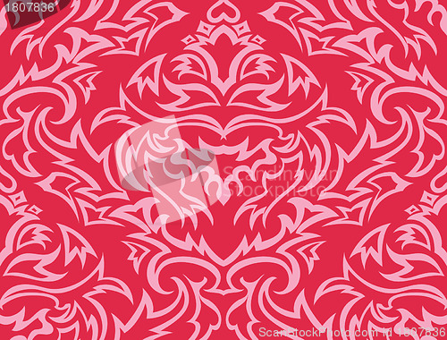 Image of seamless damask pattern