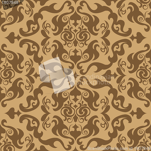 Image of seamless damask pattern